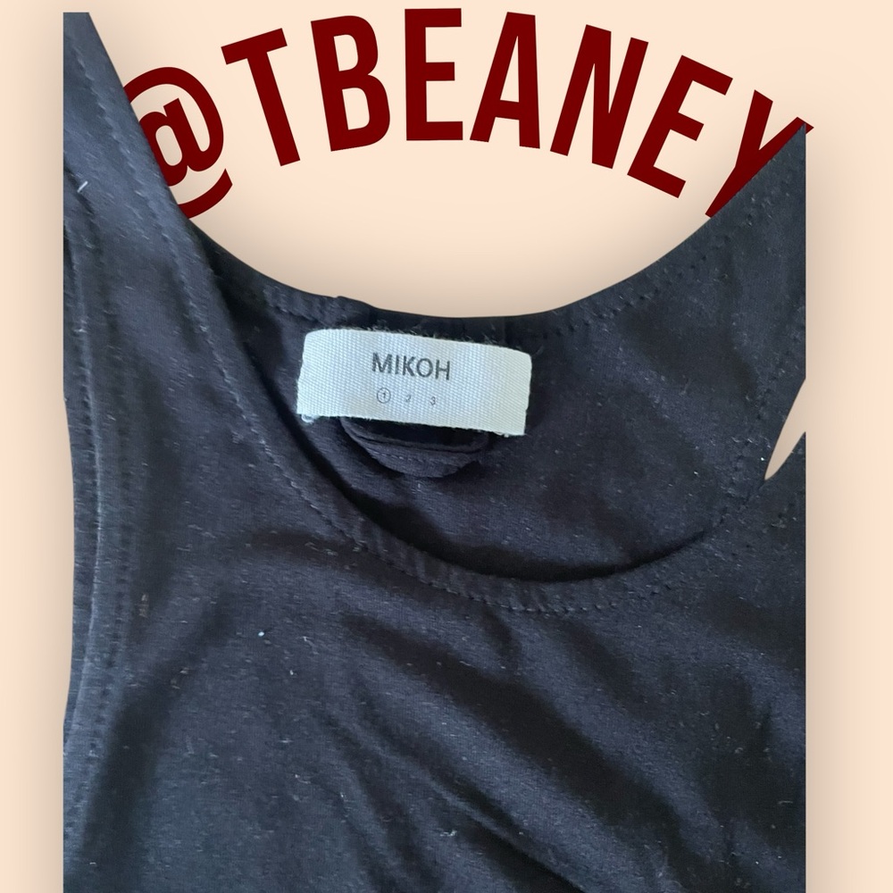 Mikoh Black Bodycon Dress - Picture 3 of 5